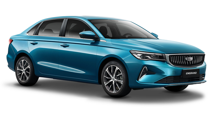 Geely Новый Emgrand, Голубой металлик