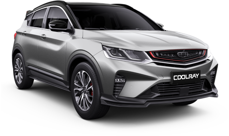 Geely Coolray , Серо-черный