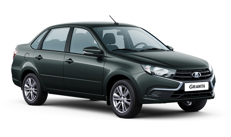 Lada Granta Sedan, Серебристо-темно-серый 