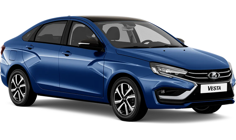 Lada Новая Vesta, Синий