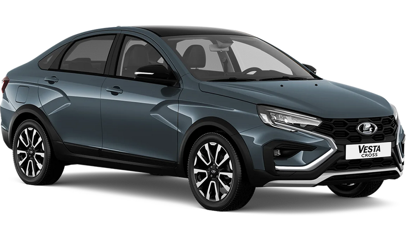Lada Новая Vesta Cross, Серебристо-темно-серый