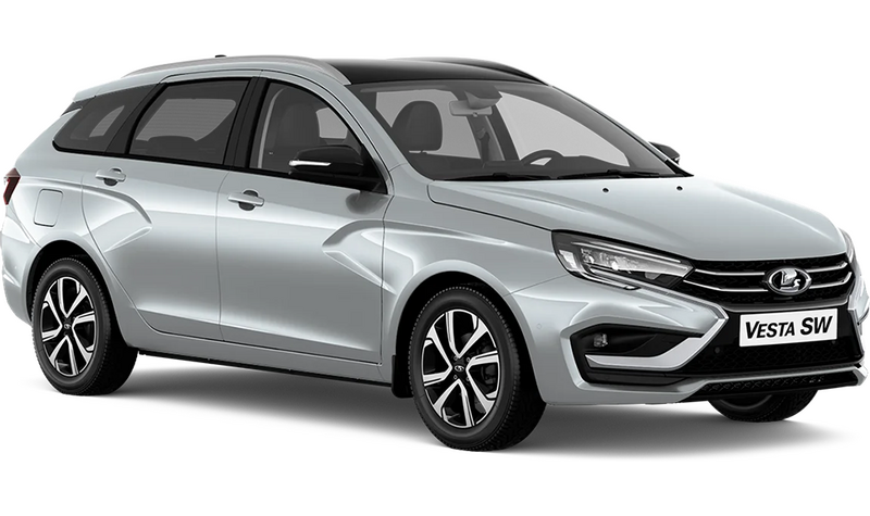 Lada Новая Vesta SW, Серебристый