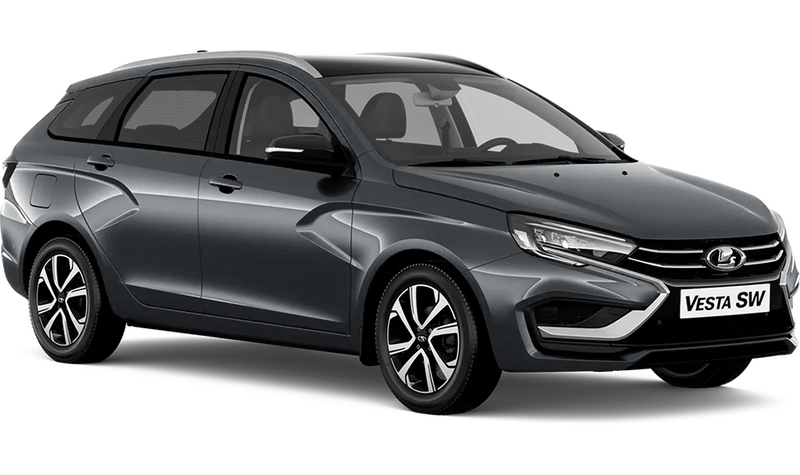 Lada Новая Vesta SW, Серебристо-темно-серый
