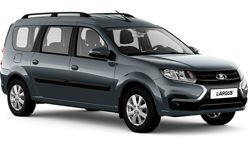 Lada Новый Largus, Серебристо-темно-серый
