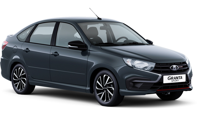 Lada Granta Sport лифтбек, Серебристо-темно-серый