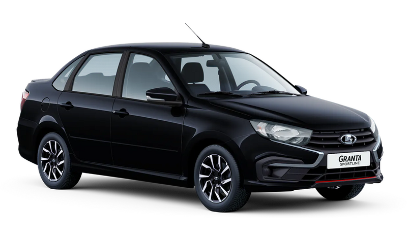 Lada Granta Sportline, Черный 