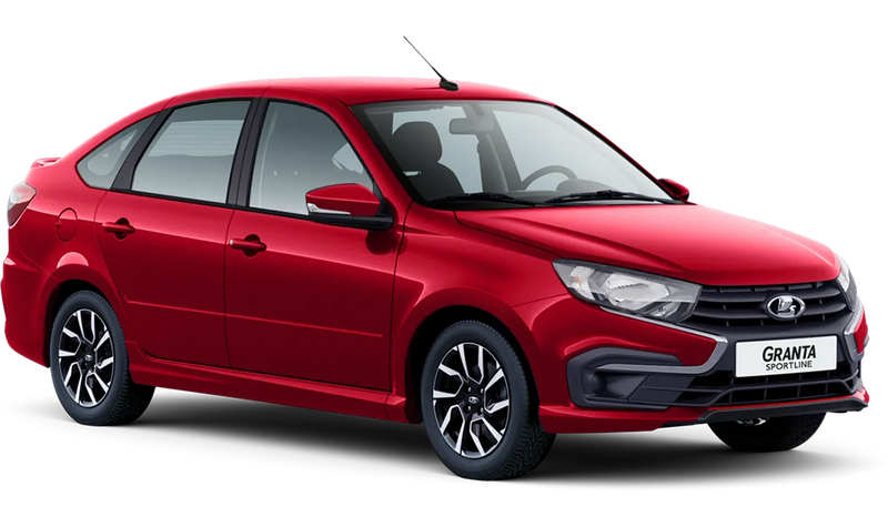 Lada Granta Sportline лифтбек, Бордовый
