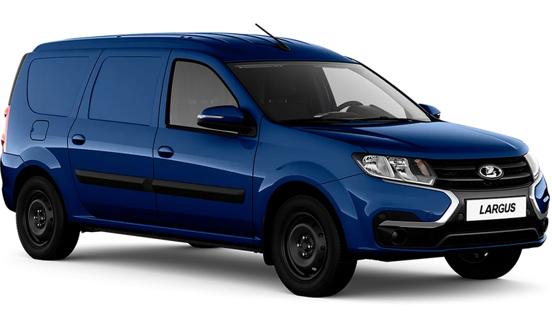 Lada Новый Largus Фургон, Синий