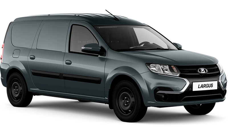 Lada Новый Largus Фургон, Серебристо-темно-серый