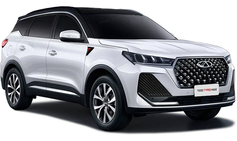 Chery Новый Tiggo 7 PRO MAX, Искрящийся белый (черная крыша)