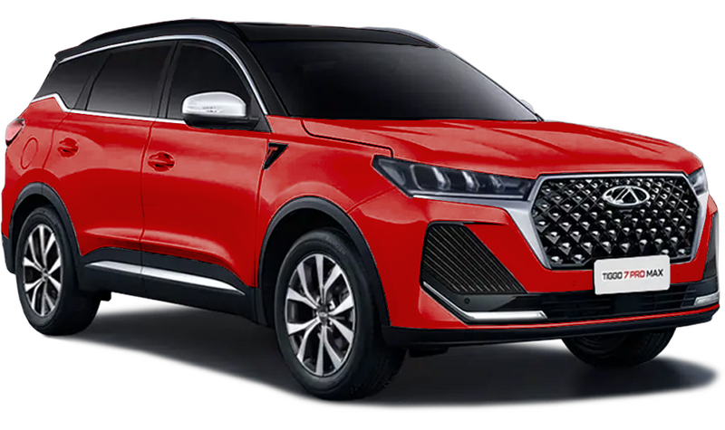 Chery Новый Tiggo 7 PRO MAX, Огненно-красный (черная крыша)
