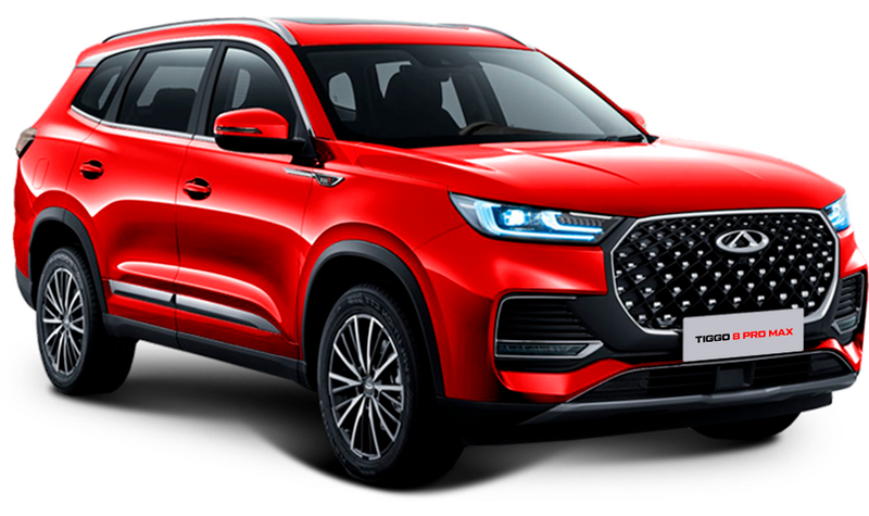 Chery Tiggo 8 PRO MAX, Огненный красный