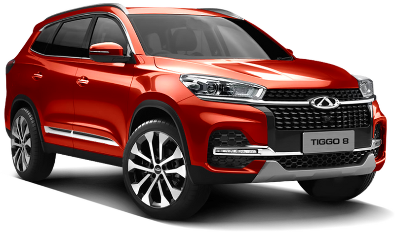 Chery Tiggo 8, Огненно-красный