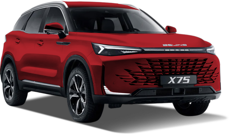 BAIC X75, Красный металлик