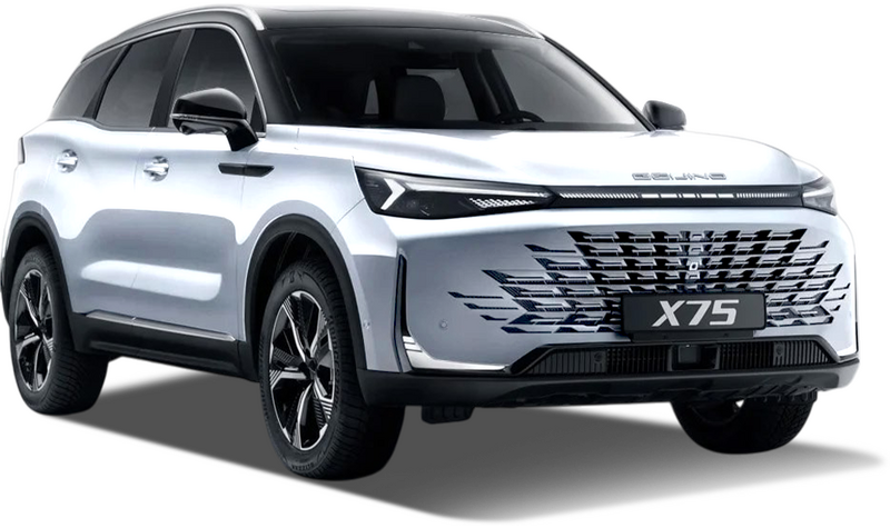 BAIC X75, Белый перламутр с чёрной крышей