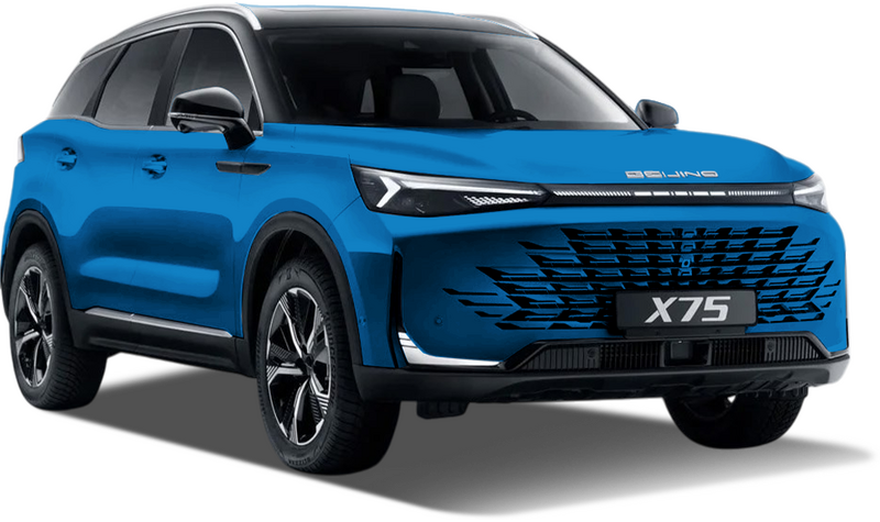 BAIC X75, Синий металлик с чёрной крышей