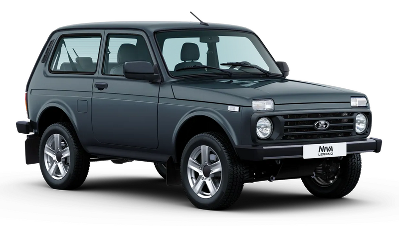 Lada Niva Legend 3 дв., Серебристо-темно-серый "Борнео"