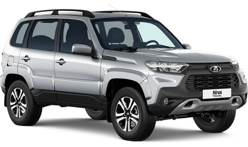 Lada Niva Travel, Серебристый "Платина" 