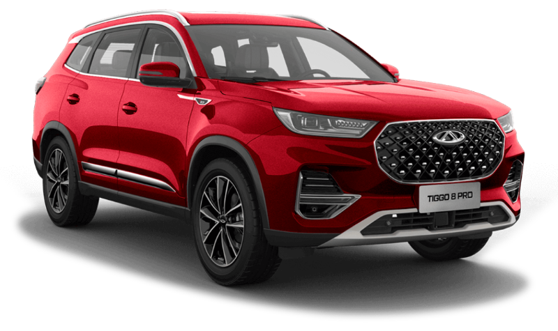 Chery Tiggo 8 PRO, Огненный красный