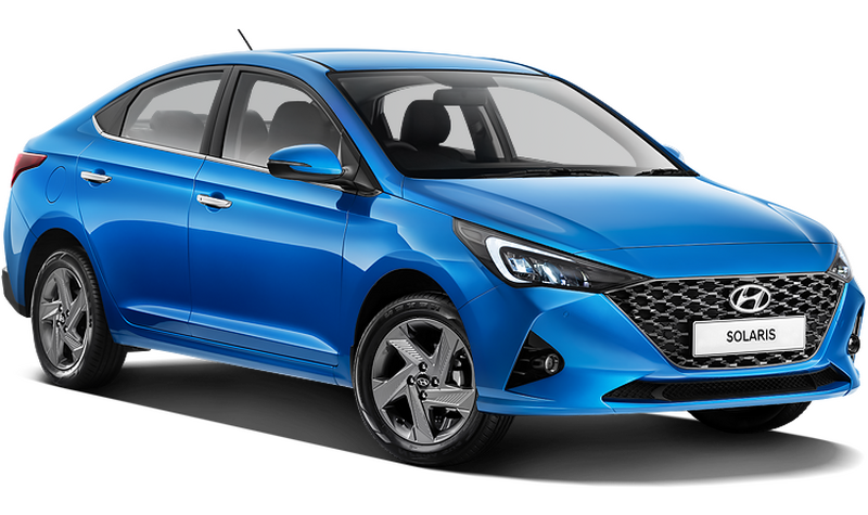 Hyundai Solaris, Синий