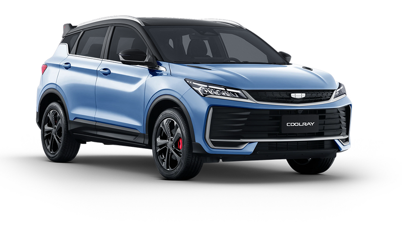 Geely Coolray 2026, Голубой