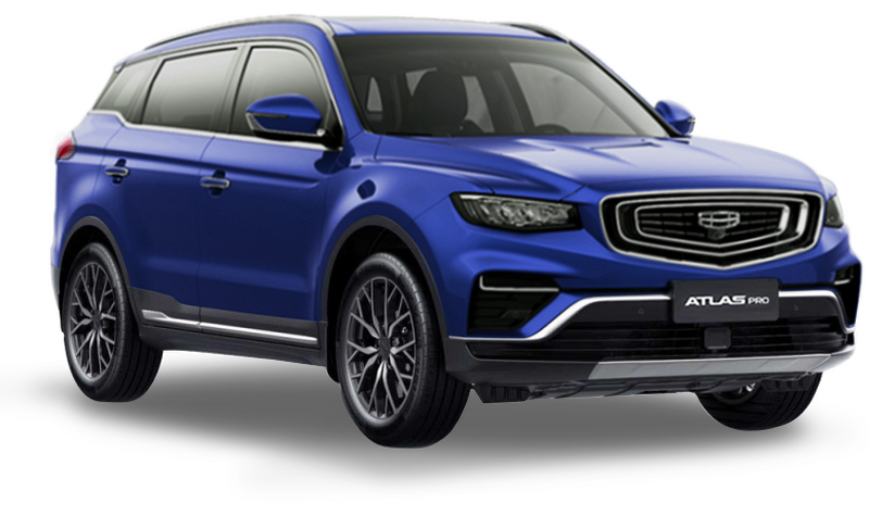 Geely Atlas PRO, Синий металлик