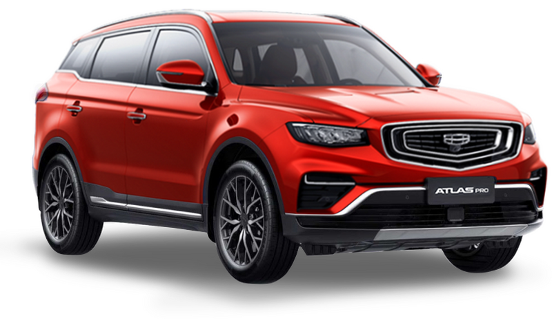Geely Atlas PRO, Красный