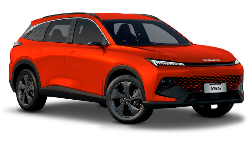 BAIC X55, Красный металлик