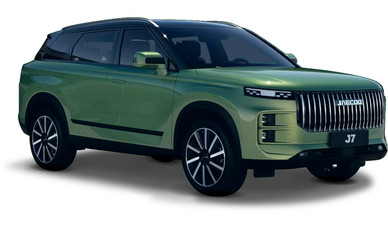 JAECOO J7, Зеленый с черной крышей